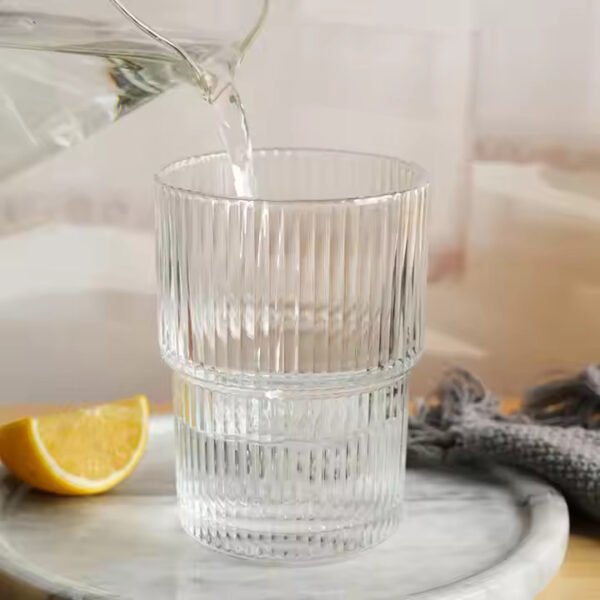 1 (19) Italian Style Crystal Water Glass (220 ml) Set of 6