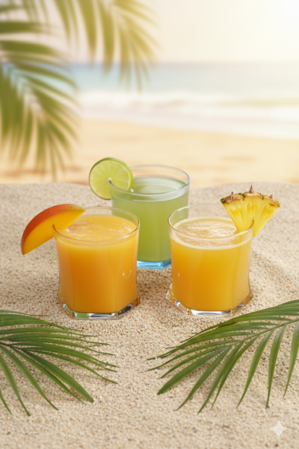 Modern Blue Drinking Glass for Water & Juice