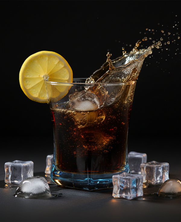 Modern Blue Drinking Glass for Water & Juice