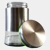Stainless Steel Protected Glass Jar (550 ml)