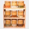 Glass Storage Jar Set of 9