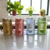Glass Travel Mug with Lid & Plastic Protector 500 ML