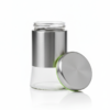 1 (12) Stainless Steel Protected Glass Jar with Air Tight Lid 550 ml