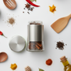 1 (20) Stainless Steel Protected Glass Jar with Air Tight Lid 550 ml