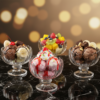 1 (32) Ice Cream Crystal Glass Bowl Set of 6, 220 ML
