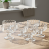 1 (41) Ice Cream Crystal Glass Bowl Set of 6, 220 ML