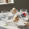 1 (42) Ice Cream Crystal Glass Bowl Set of 6, 220 ML
