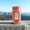 IMG_2514-Photoroom-1.jpg Glass Light Pink Travel Mug with Lid & Plastic Protector 500 ML