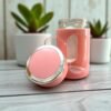 IMG_2515-Photoroom-2.jpg Glass Light Pink Travel Mug with Lid & Plastic Protector 500 ML