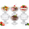 IMAGE_2 Ice Cream Crystal Glass Bowl Set of 6, 220 ML